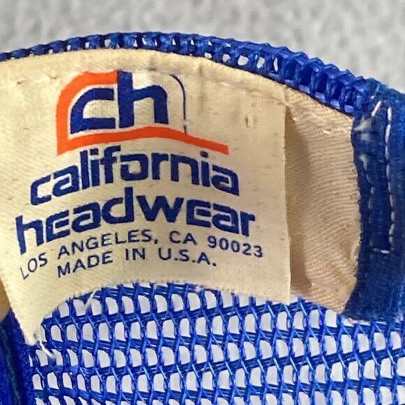 Walt Disney World Epcot Center Vintage Snapback Hat Unisex OSFA Blue Trucker Vtg - Picture 3 of 11